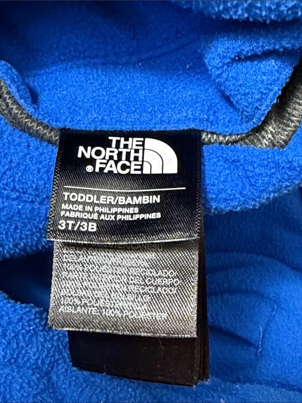 The North Face Blue Reversible Winter Jacket
